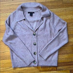 Tahari Collared Cardigan, size M